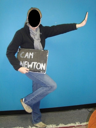Illustration for article titled Yes, Cam Newton Wrote His Name On His Stolen Computer